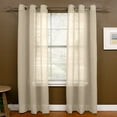thumbnail image 2 of Miller Curtains  95-inch Preston Grommet Sheer Panel - 48 x 95 - 48 x 95 Light Blue, 2 of 5