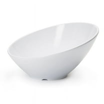 G.E.T. B-782-W San Michele White Melamine 14 Oz. Cascading Bowl