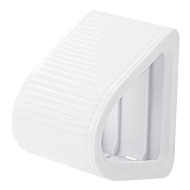 Tachiuwa Repose-Pieds de Douche Compact avec Rangement Intégré Accessoires d'Installation Facile Blanc