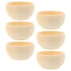 thumbnail image 1 of Bowl Set Wooden Craft Bowls Diy Decoration Craft Supplies Ivory 5.50X3.00X2.00Cm Holding Trinkets 6Pcs, 1 of 5