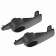 thumbnail image 1 of 10411051 Sun Visor Clip Bracket Holder Black Plastic LH & RH Pair for C5 New, 1 of 5