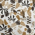 thumbnail image 1 of oneOone Polyester Spandex Light Brown Fabric Tropical Fabric For Sewing Printed Craft Fabric By The Yard 56 Inch Wide, 1 of 4