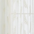 thumbnail image 2 of Better Homes & Gardens Embroidered Botanical Sheer Curtain, Single Panel, Papyrus Beige, 50" W x 84" L, 2 of 6
