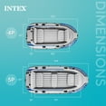 thumbnail image 5 of Intex Excursion Inflatable 5 Person Water Fishing River Boat Raft Set Oars, 5 of 9