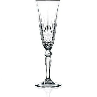 Schott-Zwiesel Crystal, Melodia Pattern, Tall Champagne Flutes