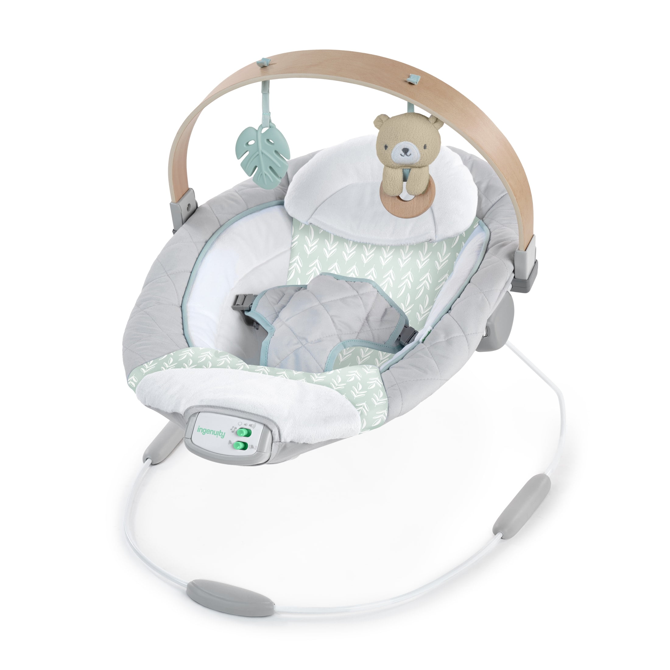 Fisher Price Baby s Bouncer Geo Meadow Soothing Infant Seat Walmart