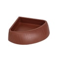 thumbnail image 2 of Plato de agua para reptiles, comedero, comedero, accesorio para terrario, bebedero estable marrón rojizo, 2 of 8