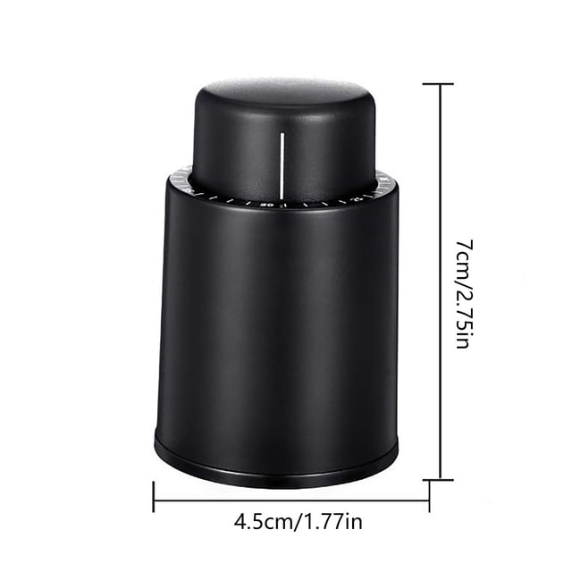 Pompotops Wine Stopper With Time Scale Vacuum Bottle Stopper Wine Bottle Stopper Clearance