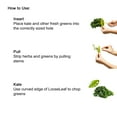 thumbnail image 6 of Chef'n LooseLeaf Kale, Chard, Collard Greens and Herb Stripper, Arugula, 6 of 9