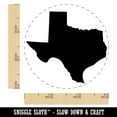 thumbnail image 2 of Texas State Silhouette Self-Inking Rubber Stamp Ink Stamper - Fuchsia Ink - Small 3/4 Inch, 2 of 7
