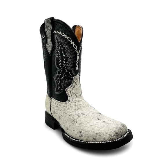 The Western Shops Men’s Leather Cow Hair Western Cowboy Boots