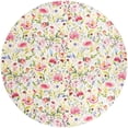 thumbnail image 2 of Unique Loom Outdoor Botanical Collection Area Rug - Buttercup (10'  Round Multi/Blue), 2 of 9