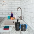 thumbnail image 4 of Autumn Alley Black Metal Farmhouse Soap Dispenser w/ 'Wash' Label | Farmhouse Bathroom Accessories, 4 of 11