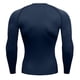 thumbnail image 3 of Ceisia Men's Compression Long Sleeve Crew Neck Athletic Base Layer Shirt Navy XXL Gifts, 3 of 5