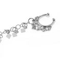 thumbnail image 4 of Nose Hoop Chain Tassel: Punk Nose Septum Ring Chain Non Piercing Nose Jewelry, 4 of 6