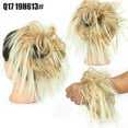 thumbnail image 2 of High Temperature Silk Synthetic Messy Bun Wig Natural Fiber Elastic Band Hairpiece for Women Stylish Comfortable, 2 of 4