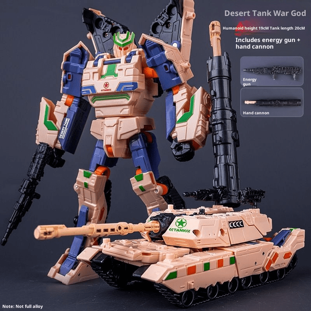 Jinjiang Mecha Robot transformador King Kong juguete tanque militar niño coche modelo de aleación parcial Jinjiang Mecha robot transformador King Kong juguete tanque militar niño coche modelo de