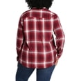 thumbnail image 6 of Jachs Girlfriend Women's Super Soft Feel Flannel Shirt (Red, XX-Large), 6 of 6