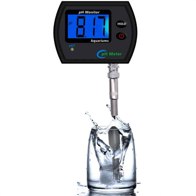PH Meter Water Quality Monitor Online for Aquarium Water Quality Monitor Online PH Monitor Acidometer US Plug