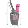 thumbnail image 6 of Zenifit Yoga Mat Bag with Pockets, Pilates Mat Carrier Tote for Women, Gray and White, 6 of 10