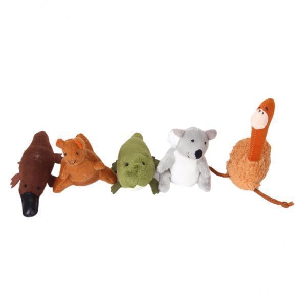 6x Juego de 5 Marionetas de Animales Clásicos de Peluche de Juguete para Bebés Sunnimix
