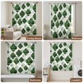 thumbnail image 6 of Dark Green Geometric Moroccan Sheer Curtains 72 Inches Long, Abstract Art Ombre Modern Light Filering Curtains, Breathable Simi Curtain Privacy Drapes for Living Room Bedroom Window Treatment, 6 of 9