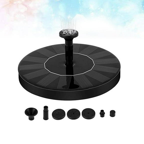 1W Solar Bird Bath Fountain Pump, Solar Fountain, Solar Powered Water Pump, Outdoor Water Fountain