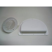 RV ATV Cycle Truck Cargo Work Trailer White Side Air Vent