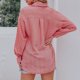thumbnail image 5 of Camisa holgada de gasa de manga larga con botones a rayas para mujer Camisas de gran tamaño para pri Abanopi XX-grande, 5 of 7