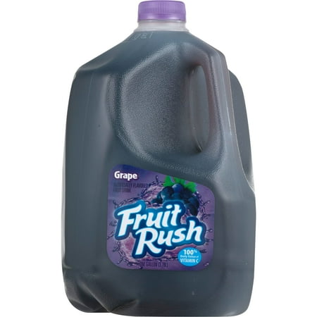 Fruit Rush Grape Drink One Gallon Plastic Jug