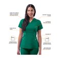 thumbnail image 3 of Adar Pro Scrubs For Women - Tailored Peplum Scrub Top, 3 of 6