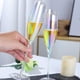 thumbnail image 4 of Juego de Copas de Vino Tinto Clásicas de 4 piezas. Cristal de borde fino, tallo largo, único, elegante, premium, apto para lavavajillas., 4 of 5