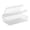 Clear, variant on TERGAYEE Pencil Box,Bilayer Transparent Plastic Pencil Box Design Large Capacity Plastic Pencil Cases Pencil Case Box with Snap-tight Lid,Stackable Design Pencil Boxes