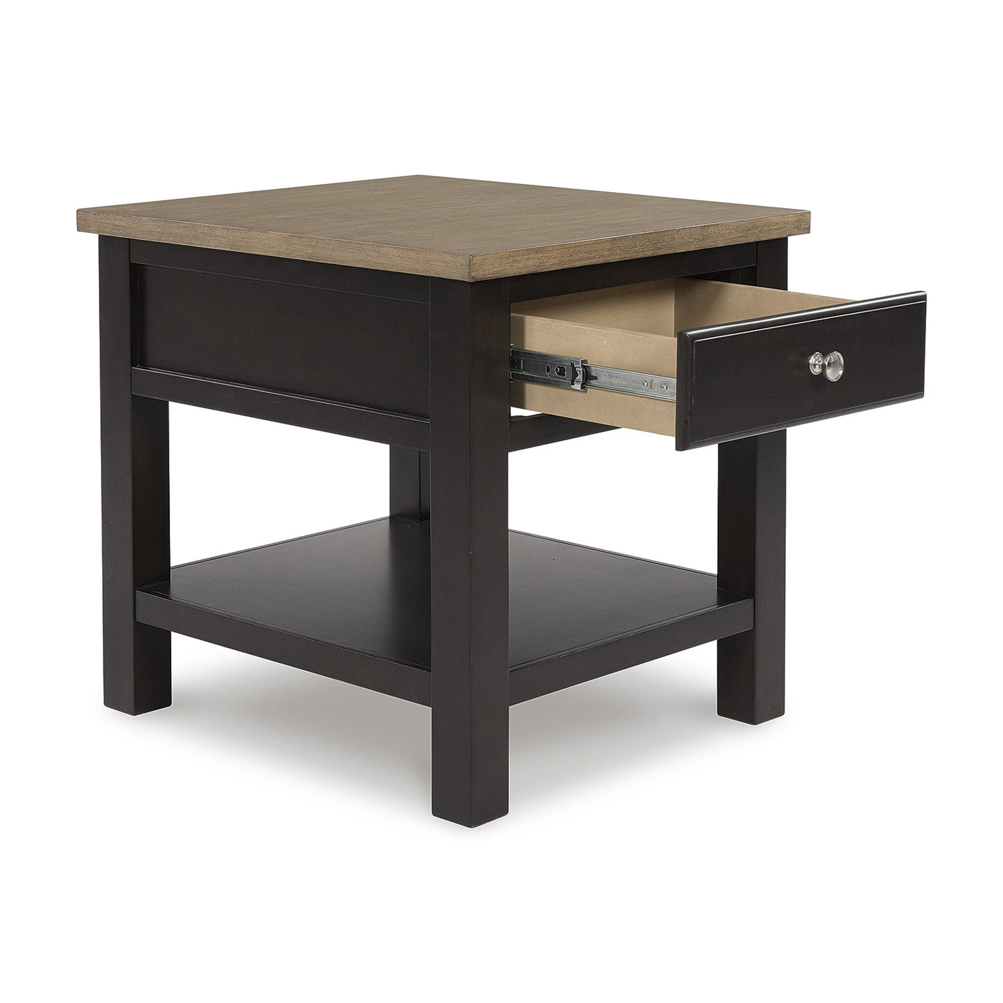 Signature Design by Ashley Drazmine 1 Drawer End Table, Brown