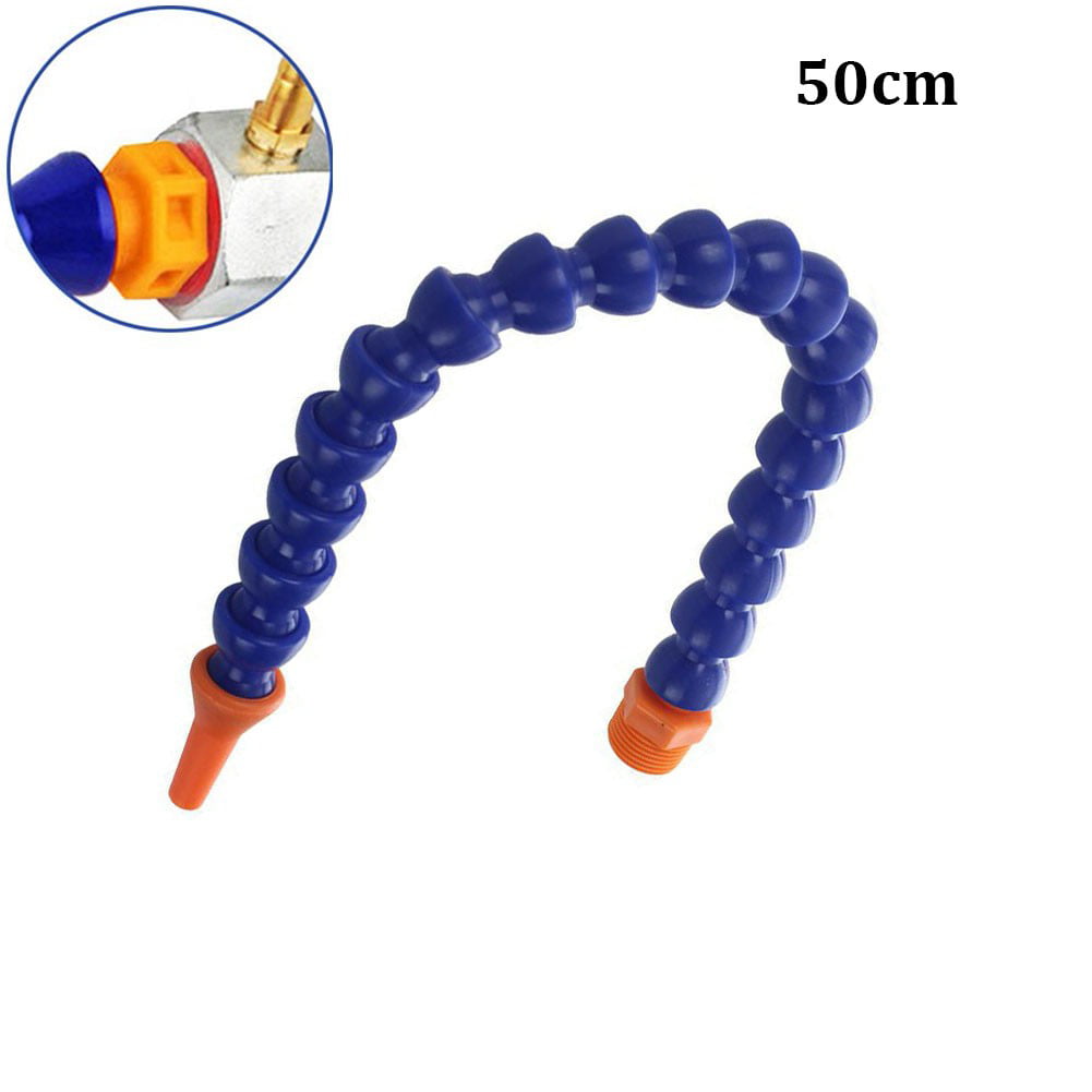 1PCS  Round Nozzle Plastic Flexible Adjustable Water Oil Coolant Pipe Hose 