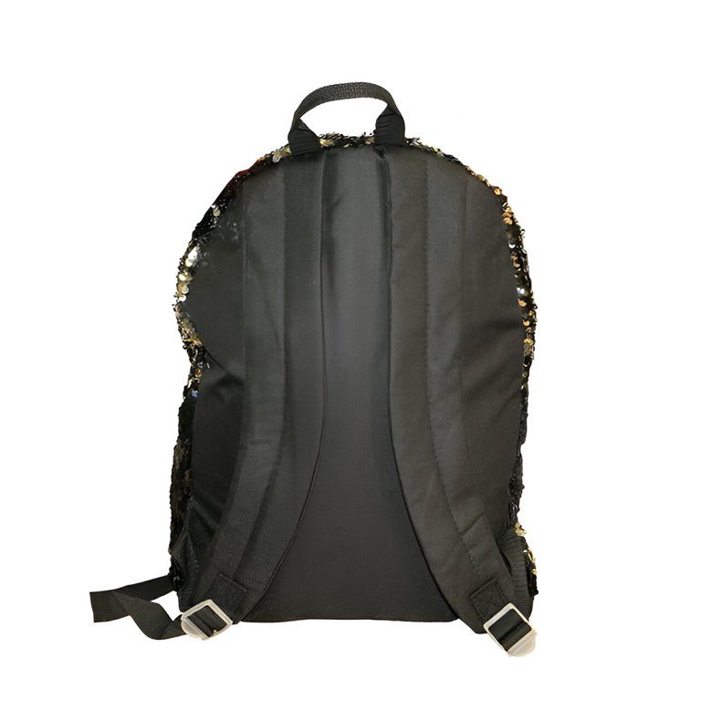 Panda Sequin Black Full Size Deluxe School Bag or Travel 