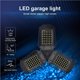 thumbnail image 3 of Bearachild 60W llevó la luz de techo deformable del garaje de la lámpara de la tienda del trébol de la lámpara del garaje para la fábrica del almacén Iluminación novedosa Bearachild HA013574-00, 3 of 6