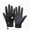thumbnail image 1 of Guantes de invierno con forro polar, impermeables, con cremallera, para montar a caballo, pantalla táctil, para exteriores, montañismo, ciclismo, conducción, cálidos, antideslizantes, a prueba de, 1 of 6