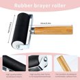 thumbnail image 4 of Rubber Carving Block, Wooden Roller  Making Kit with Cutter Tools for Crafts, 4 of 8