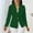 Green, variant on Dolkfu Red Women Clothing Collared Refined Long Sleeve Button Suit Business Casual Modern Solid Jackets Wine,S