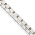thumbnail image 1 of Sterling Silver 3.75mm Box Chain (20 X 3.75) Made In Italy qbx065-20, 1 of 5