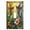Single Toggle, variant on Metal Light Switch Wall Plate Outlet Cover (Printed Image of Stained Glass Humming BIrds with Flowers - Double Toggle)