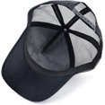 thumbnail image 3 of Gorra de béisbol para hombres y mujeres, gorra de camionero lisa ajustable de 5 paneles con parte trasera de malla, gorra deportiva informal, sombrero de verano para el sol para unisex, 3 of 5