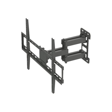 UPC: 0889028052525 | Monoprice Commercial Series – Bracket – full-motion – for LCD TV / curved LCD TV – steel – black – screen size: 37 -70  – wall-mountable
