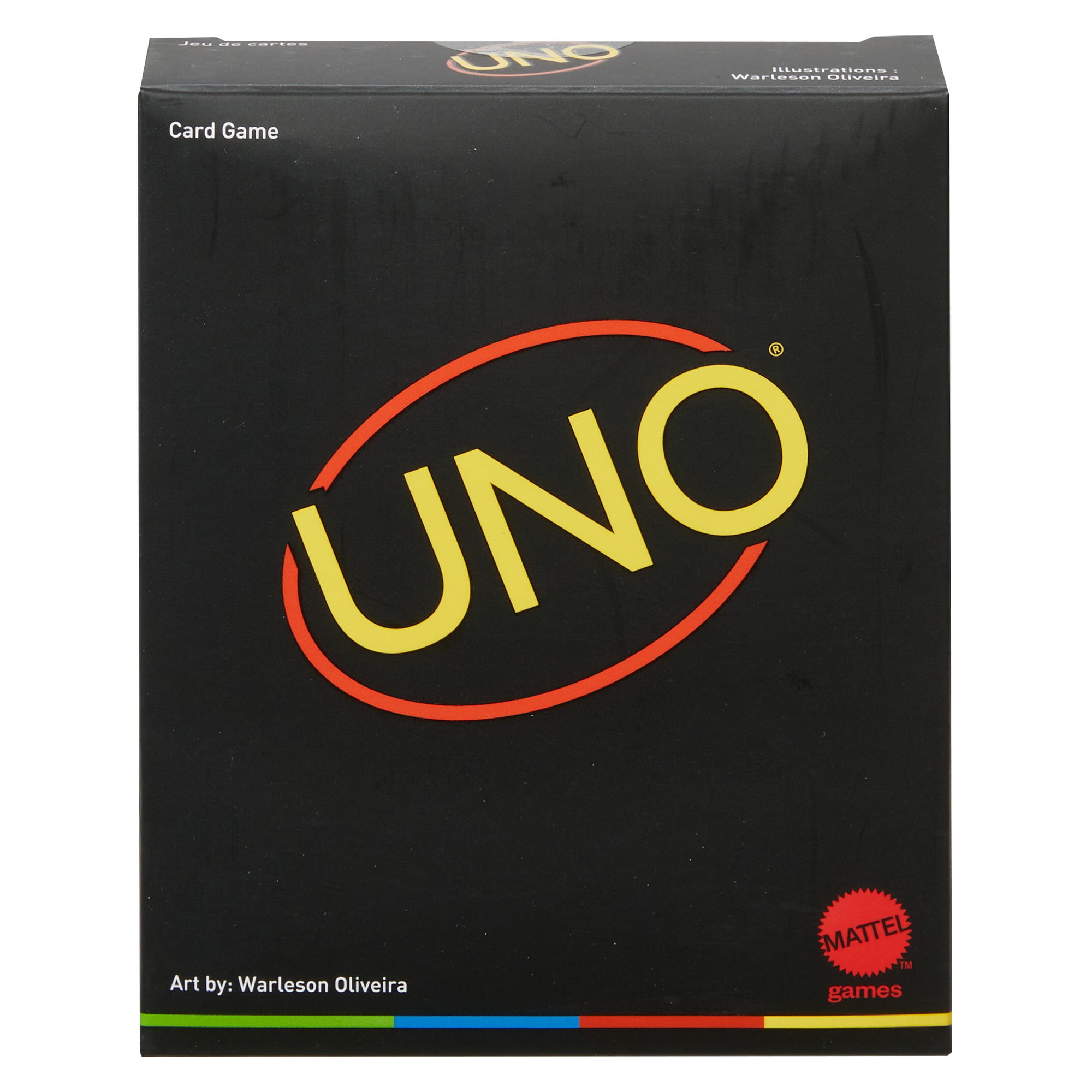 Mattel UNO Giant Family Classic Card Game With 108 Oversized Entertainment Cards 