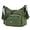 Green, variant on Crossbody Bag for Women Multi Pockets Messenger Shoulder Handbag Trendy Zipper Satchel Purse Nylon Water-resistant Lightweight Casual Travel Bags, Orange