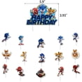 thumbnail image 5 of HSHDLDF Sonic Party Supplies Sonic Party Decorations Include Banner Balloons Cake Toppers, 5 of 5