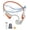 Orange, variant on Bone Conduction Headphones, Open Ear Bluetooth 5.4 Wireless Sports Earphones, IPX6 Sweatproof , 18H Playtime, 27g Lightweight, ENC Noise Cancellation, for Running Cycling Gym Workout