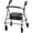 Purple, variant on NOVA Breeze Rollator Walker with Seat for Seniors, Lightweight 17 lb Frame, 6 Wheels, Locking Hand Brakes, Padded Seat with Under-Seat Storage Pouch, Foldable Mobility Aid, Purple