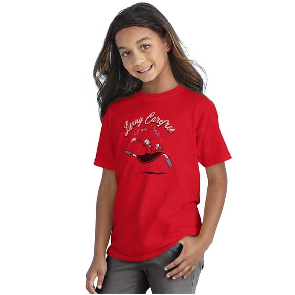 Olive Oyl Living Carefree Cute Popeye Girls Kids T Shirt Tees Teen Brisco Brands M
